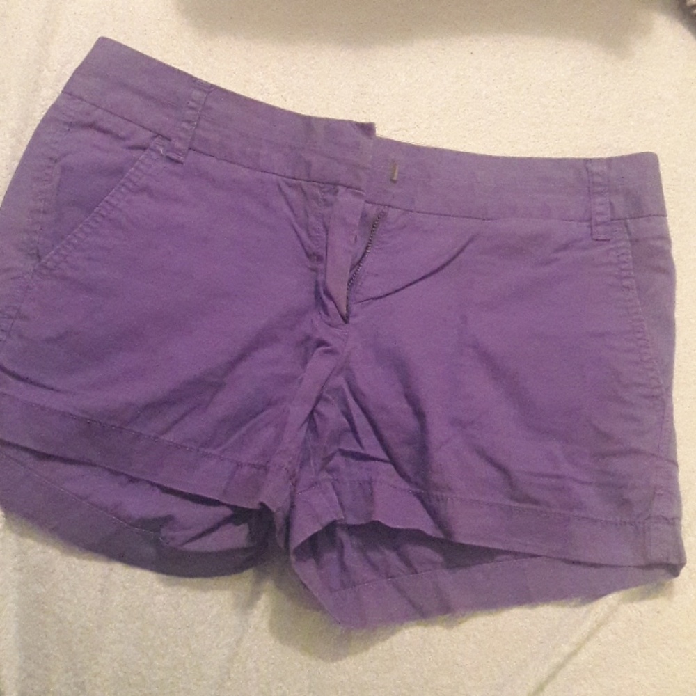 Purple J Crew shorts -- size 2